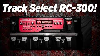 How to track select on the BOSS RC-300! Track Launch Mode!! | Tutorial