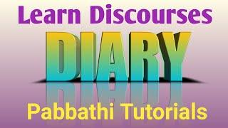 HOW TO WRITE A DIARY || PABBATHI TUTORIALS