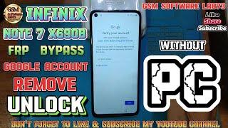 Infinix X690 FRP bypass|Infinix Note 7 google account Unlock|Infinix Note 7 FRP Remove New 2024