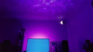 Space Age Living Room Theme - LED, Stars, Nebula Clouds & Moon