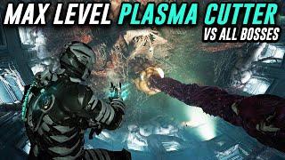 Fully Upgraded Plasma Cutter vs ALL Bosses and Secret Ending - Dead Space 2023