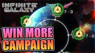 How to beat campaign in Infinite Galaxy [tips to win - crew doesn't help?]