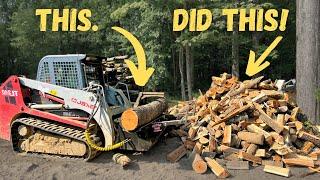 Turned My Track Loader into a Firewood processor! (I’ll Never touch a splitter again! )