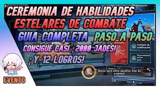 Ceremonia De Habilidades Estelares De Combate GUÍA COMPLETA Consigue 12 Logros! 2.5 Honkai Star Rail