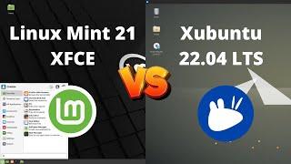 Linux Mint 21 XFCE  vs Xubuntu 22.04 (RAM Consumption)