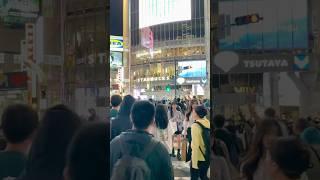 Walking around || Tokyo nightlife at Shibuya crossing  #tokyo #tokyonightlife #shibuya #shorts