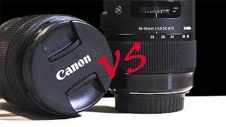 Sigma Art 18-35 ƒ1.8 Death Match vs Kit Lens - Canon 80D