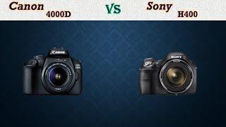 Canon 4000D vs Sony H400 Comparison, Specifications, Price