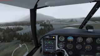 Prepar3d vs X-Plane Weather Comparison - Juneau Storm