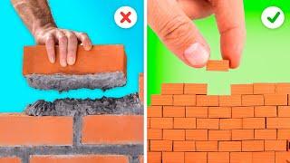 DIY MINIATURE HOUSE FROM LITTLE BRICKS || 5-MINI-te Decor Crafts!