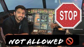 10 THINGS PILOTS CANNOT DO IN THE COCKPIT!