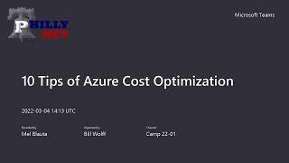 10 Tips of Azure Cost Optimization - Mahesh Chand