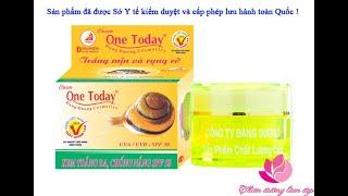 Cận Cảnh: Kem trắng da, Chống nắng SPF 50 ONE TODAY - 8g