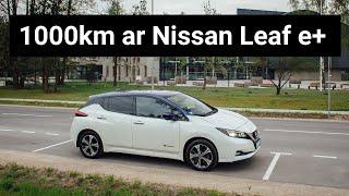1000km brauciens ar Nissan Leaf e+ (62 kWh) elektroauto