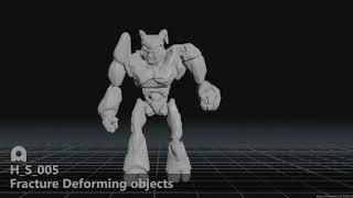 Houdini Setup 005 - Fracture Deforming Objects