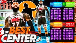 NBA 2K22 - The Best VERSATILE PAINT BEAST Center Build.. My REBIRTH Build For Rec | iPodKingCarter