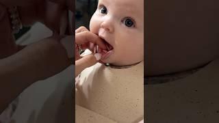 Our daughter has MORE teeth coming in, so my wife did THIS… ️ #kayandtayofficial #couples