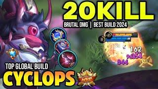 CYCLOPS BEST BUILD 2024 | BUILD TOP GLOBAL CYCLOPS GAMEPLAY | MOBILE LEGENDS