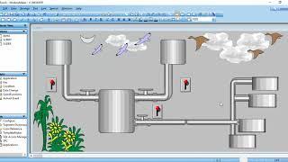 SCADA PROPERTYPERCENT FILL AND BLINK PROPERTY