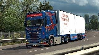 Euro Truck Simulator 2 Scania V8 new gen open pipe sound mod