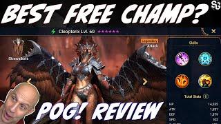 Strongest FREE champ Cleopterix RAID SHADOW LEGENDS Cleopterix review