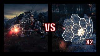 Horizon Zero Dawn Thunderjaw VS 2 Shell Walkers