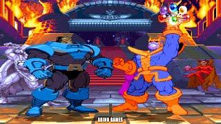 THANOS VS APOCALYPSE! INSANE MEGA COMBAT ARINO GAMES!