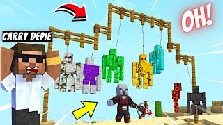 DAYA Golem Family is in Danger in Minecraft (Please Help!)...| Carry Depie