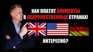 Как платят алименты на детей после развода в Англии, Германии и США! Сравним с Россией