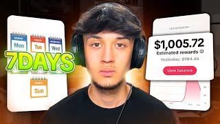 The BEST Way To Make $1000 With TikTok In 7 Days