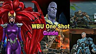 WBU One Shot Guide By Medusa - Marvel Future Fight