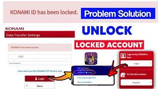 Konami ID has been locked | Problem Solved | eFootball 2023 Mobile