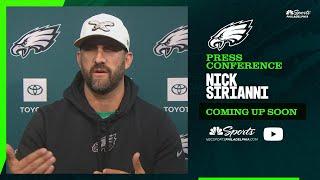 LIVE STREAM: Nick Sirianni Eagles media availability | Today at 12pm