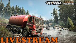 SnowRunner | Season 5: Build & Dispatch | Don Region | Livestream | PC Gameplay