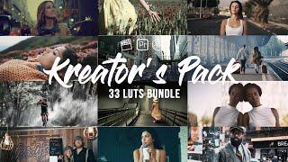 Kreators LUTs -  7 Free LUTs download + Cinematic LUTs Pack for filmmakers on Filtergrade