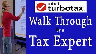 TurboTax  - April 2024, Income Tax deadline. How to file your taxes online. Tutorial, walkthrough.