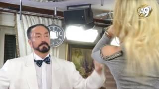 Fransa’dan geldi, Adnan Oktar’la dans etti