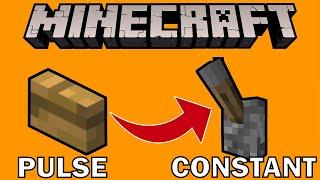 Turn A Redstone Pulse Into A Constant Signal With This Silent Contraption (T FLIP FLOP)