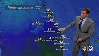 WPTV First Alert Weather forecast, evening of Jan. 6, 2025