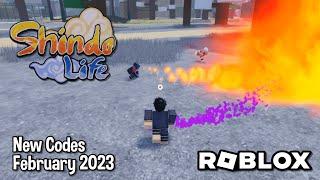 Roblox Shindo Life New Codes February 2023