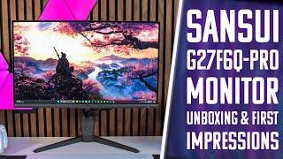 SANSUI G27F6Q-PRO Monitor Unboxing & First Impressions!