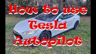 Tesla Model S Autopilot Tutorial Beginner and Intermediate Use