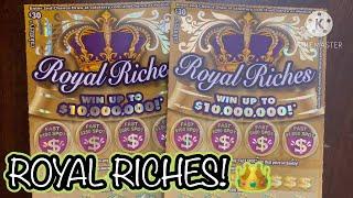 ROYAL RICHES!  CA Scratchers