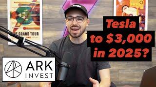 ARK's Tesla Price Target Is $3,000 In 2025 