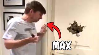Max Verstappen Breaks Door to Rescue His Cat!