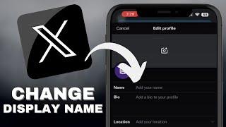 How to Change X (Twitter) Display Name in SECONDS!