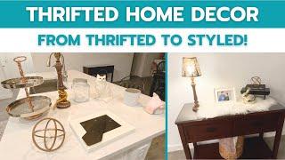 Styling My Recent Thrifted Home Décor Finds