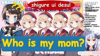 [Shigure Ui] Who is my mom? [Oozora Subaru] [Inuyama Tamaki] [Vtuber translation] [Hololive Eng Sub]
