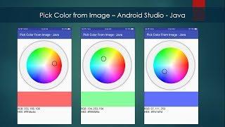 Pick Color from Image – Android Studio - Java