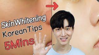Way of SKIN WHITENING just in 5mins, Korean Tips!